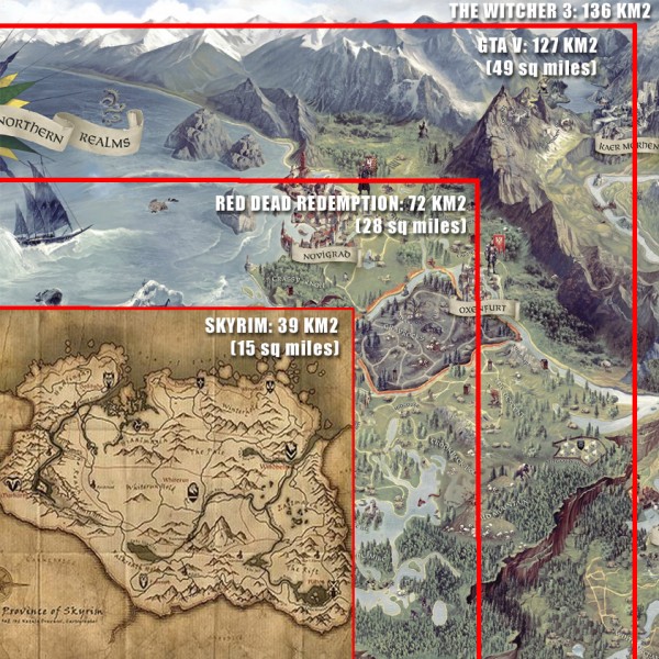 just cause 3 map vs witcher 3